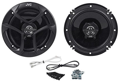 JVC KD-X370BTS Digital Media ReceiverW/BT, USB, SiriusXM Ready, Amazon Alexa + Two Pairs of JVC 6.5 JVC KD-X370BTS Digital Media ReceiverW/BT, USB, SiriusXM Ready, Amazon Alexa + Two Pairs of JVC 6.5